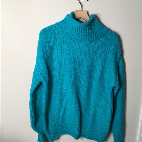 NWT Women's Topshop Mixed Stitch Roll Neck Sweater - Picture 2 of 8